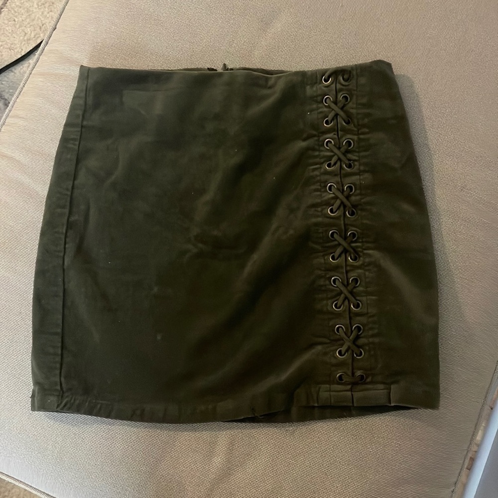 Forever 21 Velvet/Corduroy Mini Skirt